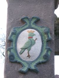Wappen am Brunnen